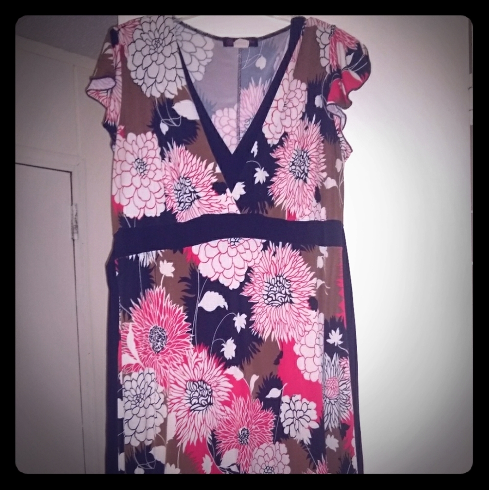 💐 floral midi dress